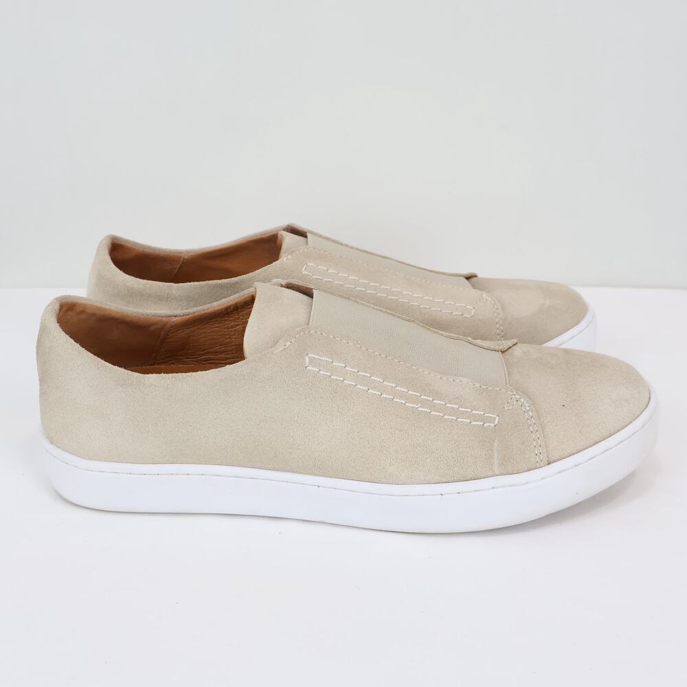Garnet Hill Zora Leather Suede Slip-On Sneaker Size 41 US 10 - Picture 4 of 10